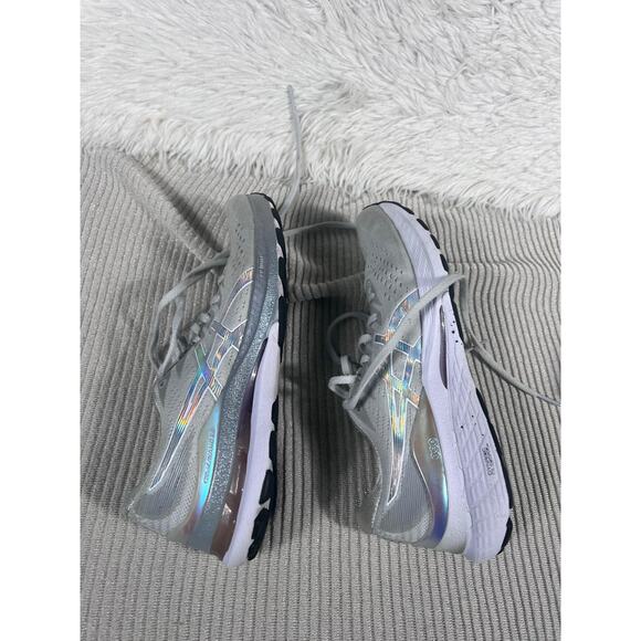 ASICS Gel-Kayano 28 Shoes Womens Size 8.5 Gray Silver Running Stability 1012B133 - Picture 4 of 13